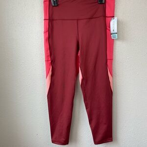 NWT Ideology High Rise 7/8 Length Athletic Leggings Size L